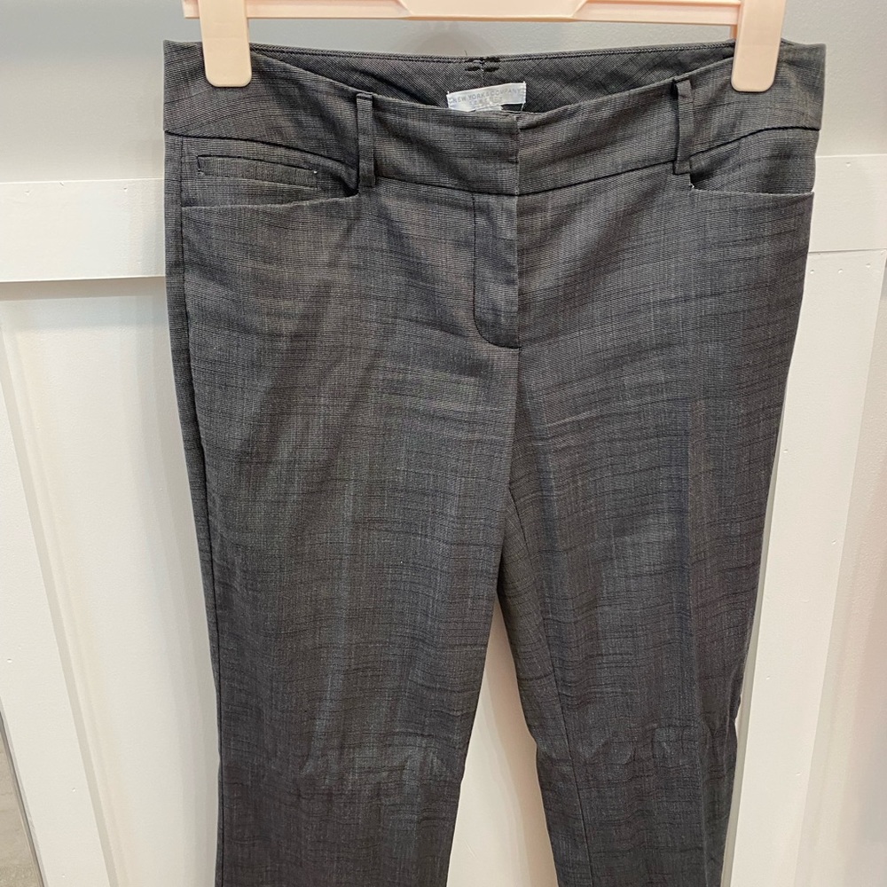 Charcoal gray slacks